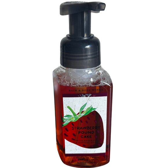 119. Bath & Body Works Strawberry Pound Cake Foaming Hand Soap 8.75 oz - Picture 2 of 2